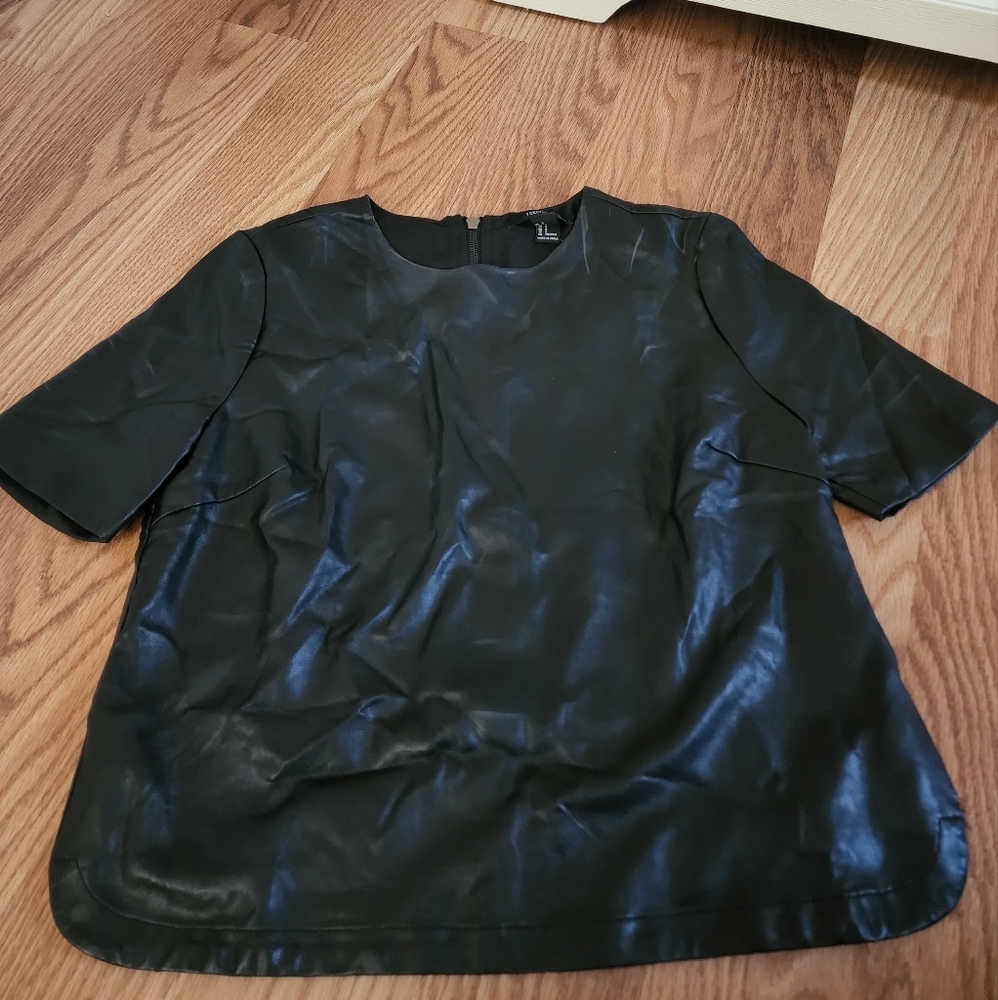 Leather shirt